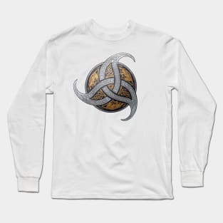 Trinity Knot - Metallic Long Sleeve T-Shirt